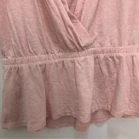 Banana Republic Pink Open Back Malibu Tee Size Small - Picture 5 of 7